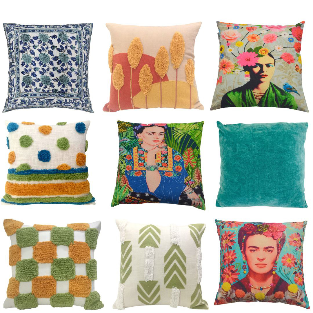Cushion Covers, Throws, Poufs