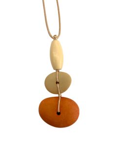 Wood and resin pendant