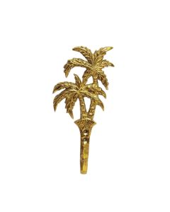 Brass plated palm tree hook