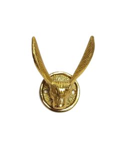 Brass plated rabbit hook 9cm