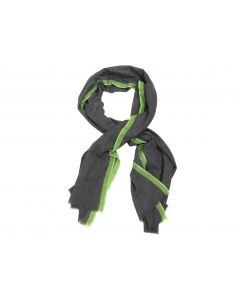 Grey/Green wool scarf 70x180