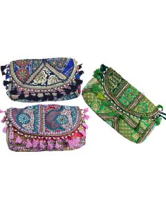 Embroidered Clutch bag 28x18 cm