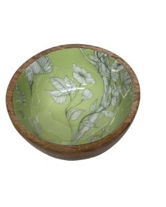 Nut bowl green design14x7cm