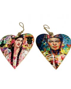 S/2 15 cm Frida kahlo hearts