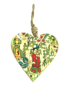 15 cm Frida Kahlo heart