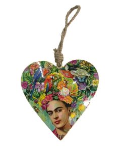 15cm Frida heart with flowers