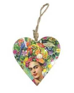 15cm Frida heart with flowers