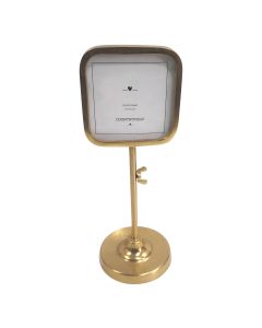 Brass frame on stand 26x9cm