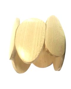 White wood bracelet 