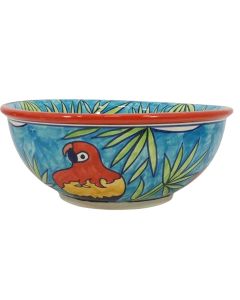Salad bowl in parrot design 24x11cm