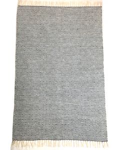 Blue/white kilim rug90x150